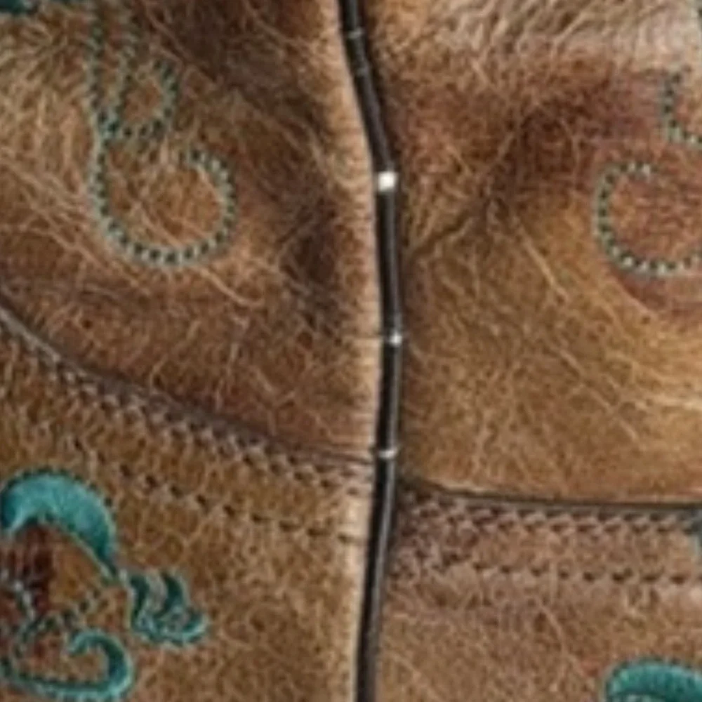 Corral Brown and Green Western Boots